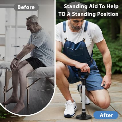 Mobility Aids Tool Adjustable Standing Assist Devices Portability Standing Aid D