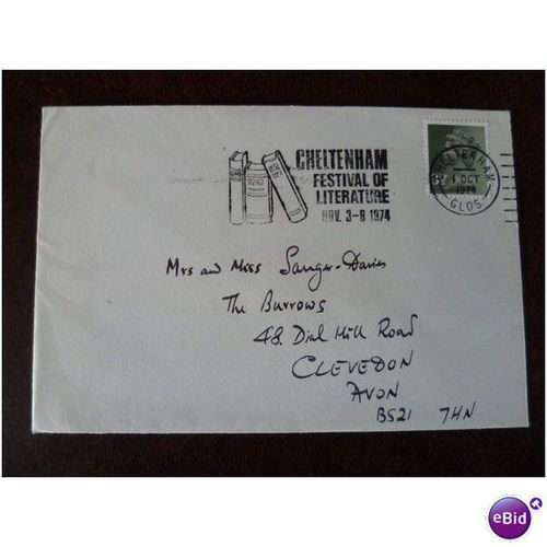 1974 GB Cheltenham Festival of Literature Slogan Cover