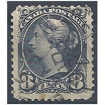 Canada 1893.SG120 8c Blackish-Purple Fine Used.