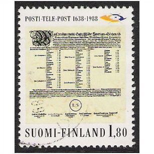 Mi 1059: 350th Anniversary of the Postal Service: The First Postal Tariff.