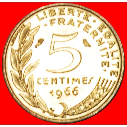 OWL: FRANCE ★ 5 CENTIMES 1966 MINT LISTER! LOW START★NO RESERVE!