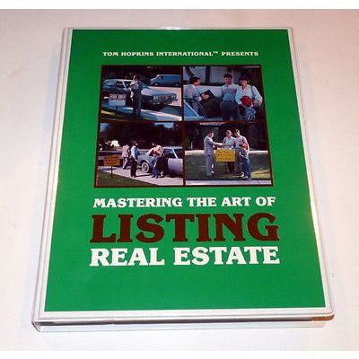 TOM HOPKINS - MASTER THE ART OF LISTING REAL ESTATE 8 CD Backups + 8 Tapes $125