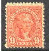 641 9c Thomas Jefferson Barely Clears MNH Q1869