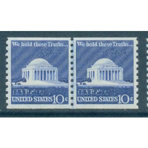 1520 10c Jefferson Memorial Almost Very Fine MNH CLP B0809