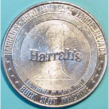 Harrahs. $1 Casino Token. Reno/Tahoe, NV. (1965). R85.