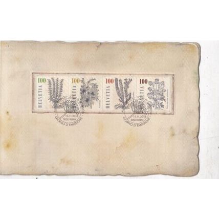 Switzerland 2018 Medicinal Plants FDC Presentation pack VGC