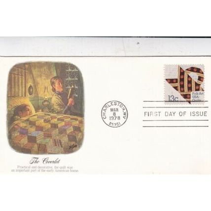 United States 1978 Coverlet FDC Charleston Cancel unaddressed VGC