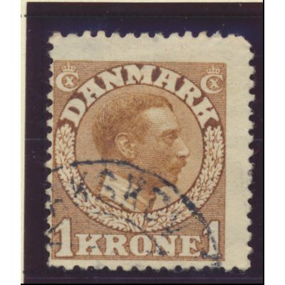 Denmark Stamp Scott #132, Used