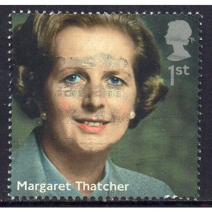 GB 2014 Prime Ministers - Margaret Thatcher 1st Used