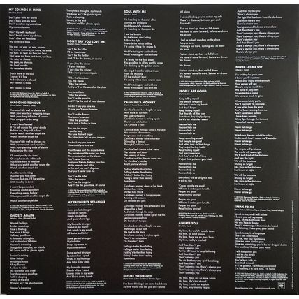 Depeche Mode - Memento Mori 2023 Columbia Clear Vinyl Etched