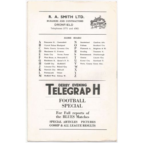 1970-71 CHESTERFIELD v GILLINGHAM (Good To Very Good Condition - No Writing)