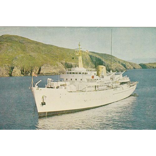 H.M.S. Hecate Survey Ship Naval Shipping Postcard (S12578)