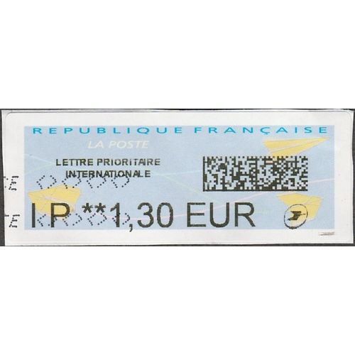 France. Lettre Prioritaire. 1.30eur . Fine Used On Piece.