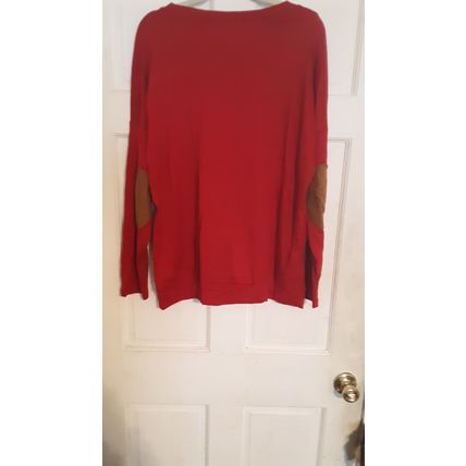 Leo Rosi Women's Dog Mom. Plus Size. Red X-Large(16-18