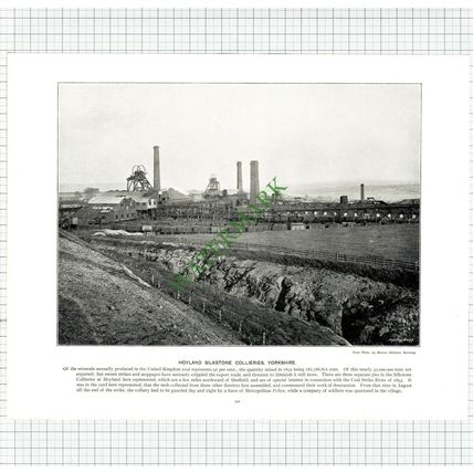 X1974) Hoyland Silkstone Collieries Ruskin Museum SHEFFIELD - c.1895 Book Print
