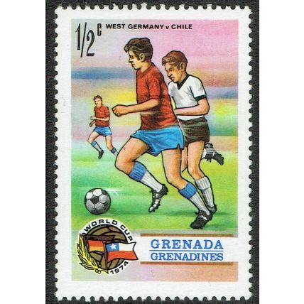 Grenada Grenadines 1974 World Cup Football ½c Multicoloured SG16 MM