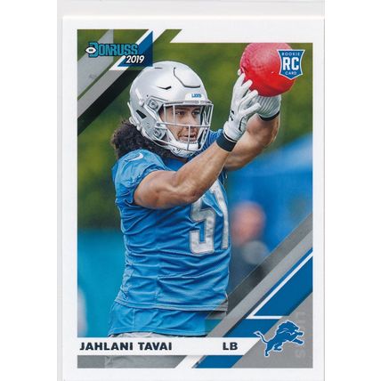2019 Donruss Football Base 270 Jahlani Tavai RC Detroit Lions