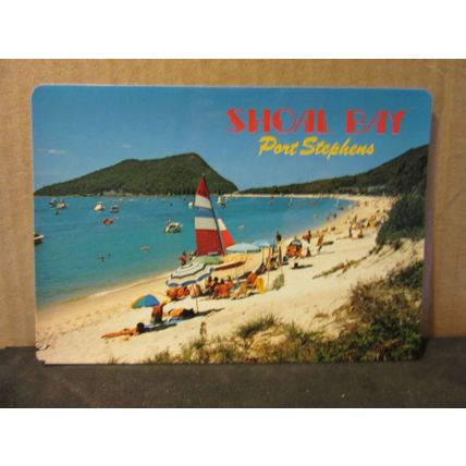 SHOAL BAY, PORT STEPHEN , New South Wales Australia used postcard 1985 =