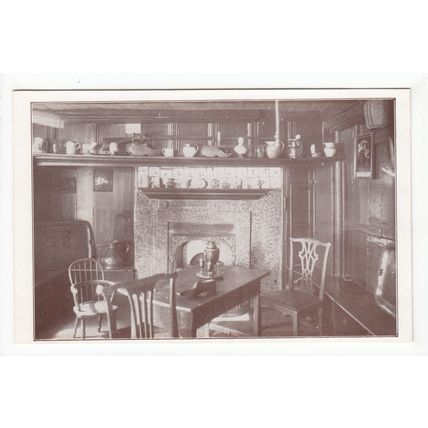 The Bar Parlour Three Mariners Inn Scarborough Postcard Yorkshire