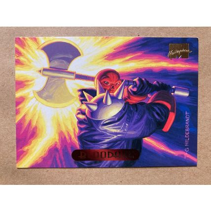 Marvel Masterpieces 1994 Base trading Card # 15 Bloodaxe (B) Fleer