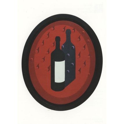 Patrick Caulfield Moroccan Red Wine 1997 Painting Postcard