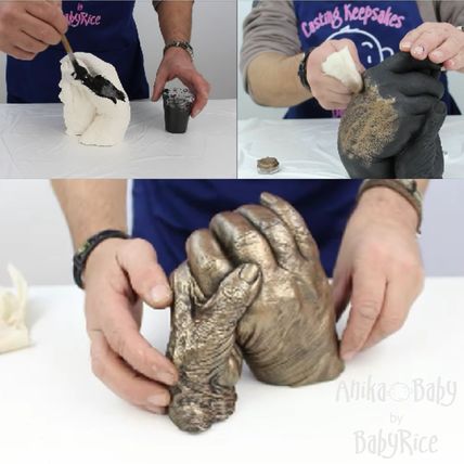 Holding Hands Casting Kit Couple Hand Cast Plaster Mould Mold Valentines Gift