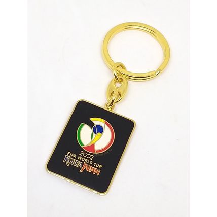 2002 Fifa World Cup Korea Japan Logo Metal Keychain Key Ring - New Without Tag