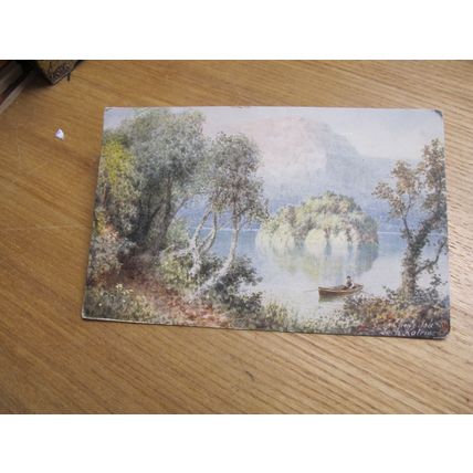 1905 fr Raphael Tuck Postcard -Pretty scene, Ellens Isle -Loch Katrine, Highland