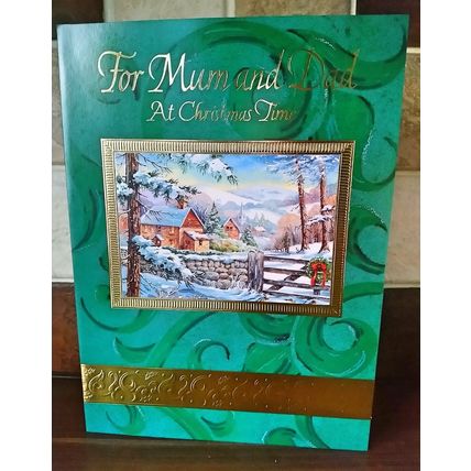 Large Christmas Cards - Especially For Mum & Dad 07