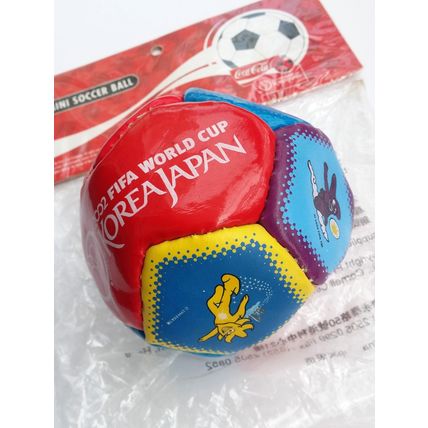 Coca Cola 2002 Fifa World Cup Korea Japan 4" Mini Soccer Ball Football Set Of 2