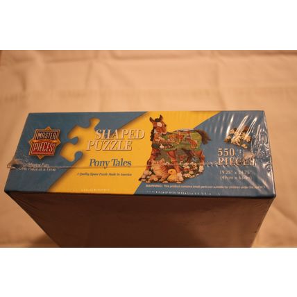 PONY TALES 550 PIECE SHAPED PUZZLE SEALED