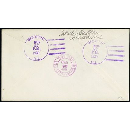 Turkey Fancy Cancel on Reg Cover VERY SCARCE! - Stuart Katz