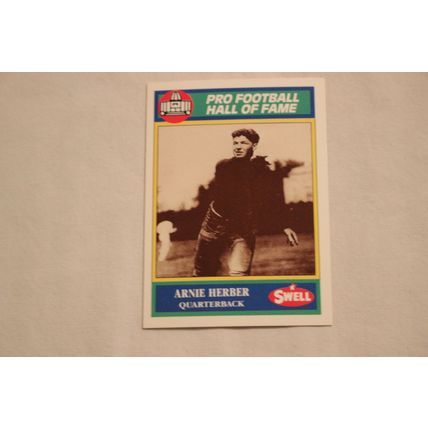 Arnie Herber 1990 Swell Pro Football Hall of Fame NO. 32