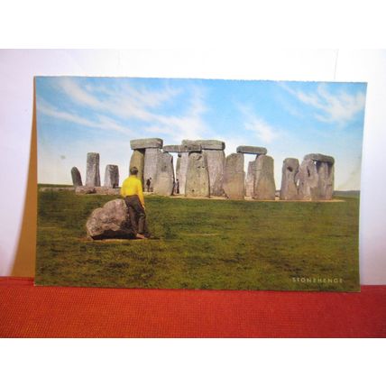STONEHENGE, WILTSHIRE unused postcard by J. Salmon dated 1973 =