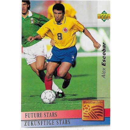 Upper Deck FIFA WC USA 1994 Preview: Future Stars, Colombia - Escobar