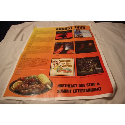 AUGUST 1998 North East One Stop & Summit Entertainment Promo Poster