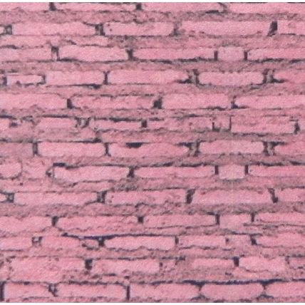 Papier autocollant brique rustique pour O gauge - échelle 1:48 - feuille A4
