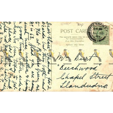 Sands, Westcliffe On Sea, Essex, Rare A 07949 AHJ Series Postcard, 1909