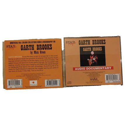 Garth Brooks Star Profile Documentary CD & Full Color Picture Book Collectible