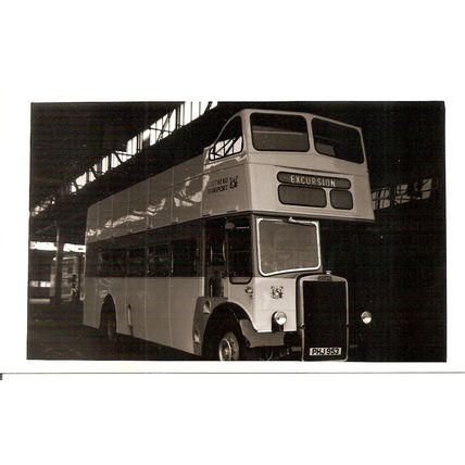 Black & White Photograph of Southend Corporation Transport - PHJ 953