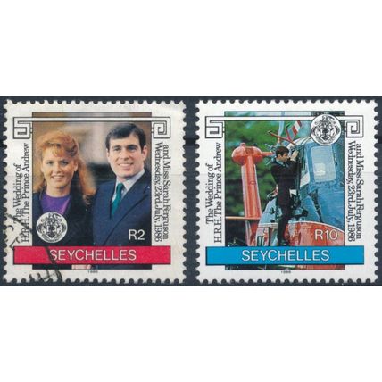 Royal Wedding - Seychelles 1986 - F H & MNH - SG 651/2