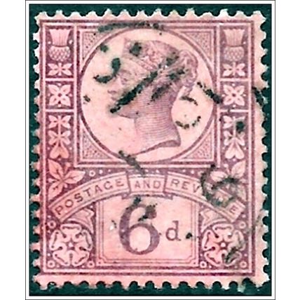 1887-1892 Queen Victoria Jubilee - 6d violet (as picture) C2-4