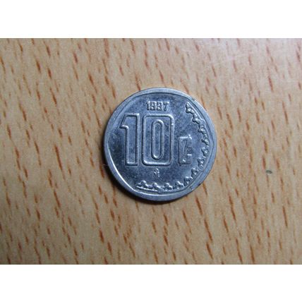 Mexico 1997 10 Centavos Coin
