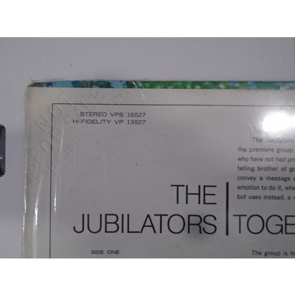 SEALED - The Jubilators ‎– Togetherness - PROMO LP, Stereo 1968 Veep VPS 16527