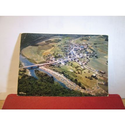 AERIAL VIEW, POUPEHAN-SUR-SEMOIS, BELGIUM used postcard 1975 pm =