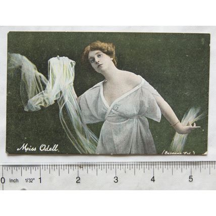 vintage postcard Miss Odell