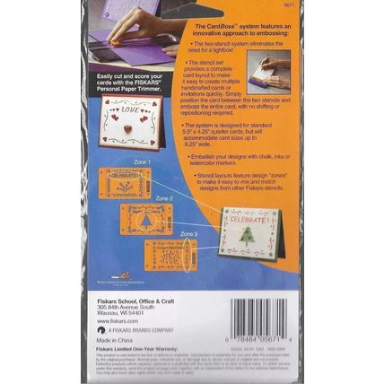Fiskars. Love Stencil. Embossing Cardmaking Scrapbooking Crafts