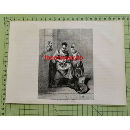 Dutch Housewife, Maes, Book Illustration (Print), 1850