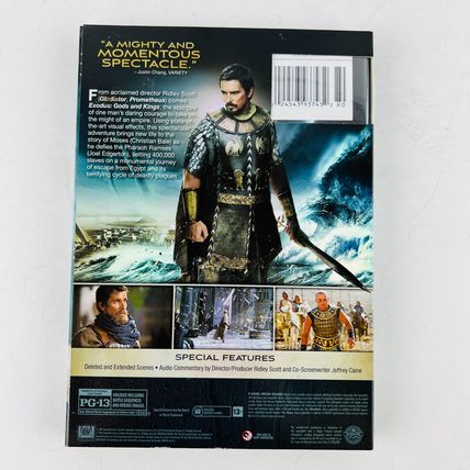 Exodus: Gods and Kings DVD NEW Factory Sealed Christian Bale, Ben Kingsley
