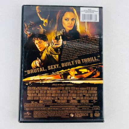 Wanted DVD Full Screen Edition Angelina Jolie, James McAvoy, Morgan Freeman